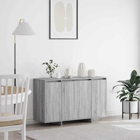 vidaXL Πλαϊνό Γραφείο Γκρι sonoma Επεξεργασμένο ξύλο 120 x 41 x 75 εκ.