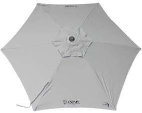 Ομπρέλα Παραλίας ESCAPE Φ2.4m Polyester 6 Ακτίνες Γκρι