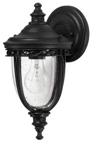 Φανάρι Απλίκα Φωτιστικό Τοίχου 1xE27 IP44 32cm English Bridle Elstead Lighting-FE-EB2-S-BLK-Μαύρο FE-EB2-S-BLK
