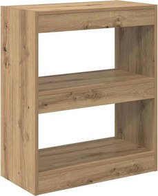 vidaXL Βιβλιοθήκη Artisan Oak 60 x 30 x 72 εκ. Επεξεργασμένο ξύλο