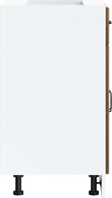 vidaXL ντουλάπι βάσης κουζίνας Kalmar Καφέ δρυς Επεξεργασμένο Ξύλο