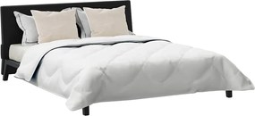 vidaXL Πάπλωμα με μαξιλάρι 3 pcs Λευκό Μικροΐνες