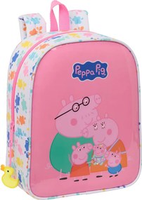 Σχολική Τσάντα Peppa Pig Baby pig Πολύχρωμο 22 x 27 x 10 cm
