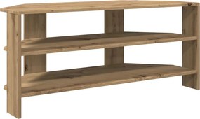 vidaXL ΓωνιακήΒάσηΤηλεόρασης 102x40,5x45εκ Artisan Oak