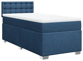 ΚΡΕΒΑΤΙ BOXSPRING ΜΕ ΣΤΡΩΜΑ ΜΠΛΕ 90X200 ΕΚ.ΥΦΑΣΜΑΤΙΝΟ 3285791