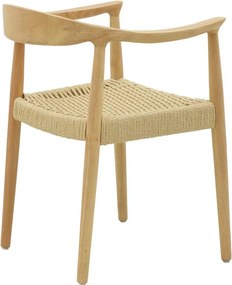 Καρέκλα - Πολυθρόνα Juvan φυσικό rubberwood 64x53x77εκ 64x53x77 εκ.
