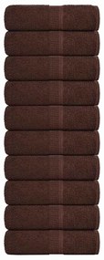 Πετσέτες Πλυσίματος FROGN 10 τεμ. Καφέ 30x30 εκ. 360 γρ./μ²