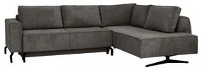 ΓΩΝΙΑΚΟΣ ΚΑΝΑΠΕΣ Fylliana Madrid ΓΚΡΙ ΧΡΩΜΑ 290x210x110εκ 880-225-050