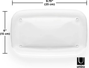 Διάφανος δίσκος 25x15εκ Umbra droplet 1005786-165