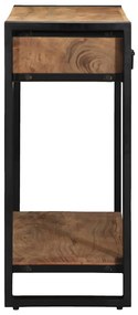 vidaXL Τραπέζι κονσόλας Καφέ 90 x 33 x 75 εκ Μασίφ ξύλο ακακίας
