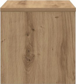 vidaXL Κομοδίνο 2 τμχ. artisan δρυς 40 x 40 x 30 cm Επεξεργασμένο ξύλο