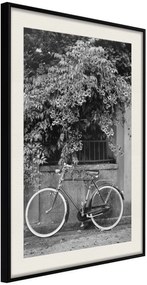 Αφίσα - Bicycle with White Tires - 20x30 - Μαύρο - Με πασπαρτού