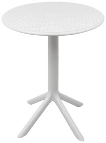 Merkon pp table in white shade D60x75cm 60x60x75 εκ.