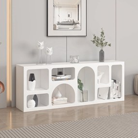 Βιβλιοθήκη Λευκό CLACROL 50x27x135