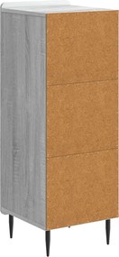 vidaXL Πλαϊνό γραφείο Γκρι Sonoma 34,5 x 33 x 92 εκ.