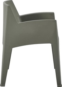 ΠΟΛΥΘΡΟΝΑ ΠΟΛΥΠΡΟΠΥΛΕΝΙΟΥ SLEEK HM6370.05 DARK OLIVE GREEN 68x63x82,5Υεκ.