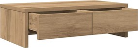vidaXL Βάση Οθόνης με Συρτάρια Αρτισιανή Δρυς 50x27x15 εκ Επεξεργ Ξύλο