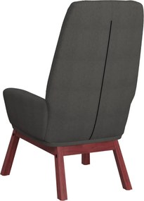 vidaXL Πολυθρόνα Relax Σκούρο Γκρι Υφασμάτινη