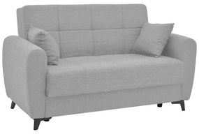 Καναπές-κρεβάτι με αποθηκευτικό χώρο διθέσιος Lincoln ανοιχτό γκρι ύφασμα 165x85x90εκ Υλικό: FABRIC - PLASTIC LEGS - METAL FRAME 328-000020