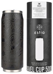 ΘΕΡΜΟΣ TRAVEL CUP SAVE THE AEGEAN 500ml NOIR ECHO ESTIA 01-22631