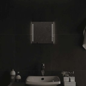 vidaXL Καθρέφτης Μπάνιου με LED 30x30 εκ.