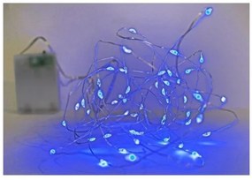 Χριστουγεννιάτικα Λαμπάκια 50 MICRO LED Μπαταρίας Lumen-30-0504-Μπλε 30-0504