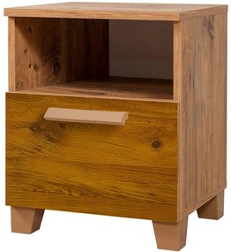 Κομοδίνο Leva Alfa 863SPH3520 45x40x52cm Pine-Yellow