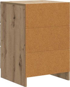 vidaXL Κομοδίνο Artisan Δρυς 43 x 41 x 63,5 εκ. Επεξεργασμένο Ξύλο