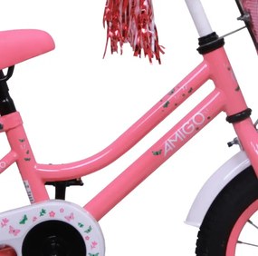 Magic 12 Inch 21 cm Girls Coaster Brake Pink