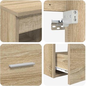 vidaXL Σετ Επίπλων Μπάνιου 2 pcs Sonoma Δρυς Επεξεργασμένο Ξύλο