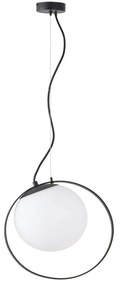 Φωτιστικό Οροφής Bubble 3099900 Φ30x130cm 1xE27 7W Black-White Viokef