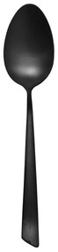 Estia Κουτάλι Φαγητού Edge Black Ανοξείδωτο Ατσάλι 18/0 Μαύρο Ματ