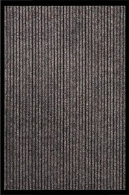 vidaXL Πατάκι Εισόδου Ριγέ Μπεζ 80 x 120 εκ.