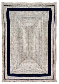 REVA ΧΑΛΙ ΓΙΟΥΤΑ ΒΑΜΒΑΚΙ ΦΥΣΙΚΟ ΜΑΥΡΟ 140x210cm - 029135