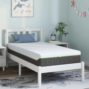 vidaXL Στρώμα Λευκό, Γκρι 80 x 160 cm Pěna