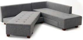 Corner Sofa-Bed Manama Corner Sofa Bed Right - Grey Grey