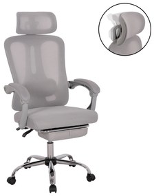 ΚΑΡΕΚΛΑ ΓΡΑΦΕΙΟΥ BARNET HM18258.02 ΓΚΡΙ MESH-ΓΚΡΙ ΣΚΕΛΕΤΟΣ NYLON 61x62x123Υ