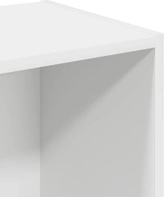 vidaXL Βιβλιοθήκη Λευκή 40x30x152 εκ. από Επεξεργασμένο Ξύλο