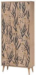 Ντουλάπα Δίφυλλη City Gardrop Daisy 863SPH4250 80x45x190cm Multi Two Door