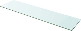 vidaXL Ράφι Πάνελ Διάφανο 100 x 25 εκ. Γυάλινο