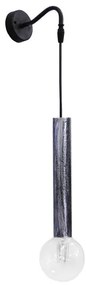 Απλίκα Φωτιστικό Τοίχου 1xE27 S-42AP Heronia Lighting-34-0191-Ασημί 34-0191