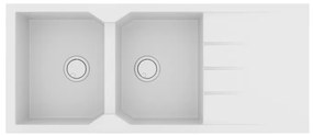 Sanitec Granite 800 Bianco Ένθετος Νεροχύτης 116 2B 1D