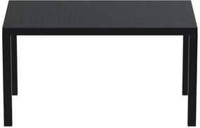 Τραπέζι πολυπροπυλένιου Ares 140x80 Μαύρο