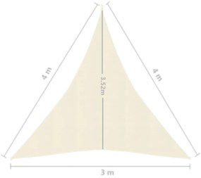 ΠΑΝΙ ΣΚΙΑΣΗΣ ΚΡΕΜ 3 X 4 X 4 Μ. ΑΠΟ HDPE 160 ΓΡ./Μ² 311200