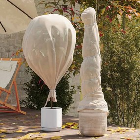 vidaXL Φλις Προστασίας Φυτού από Παγετό Μπεζ 50 x 3,2 μ