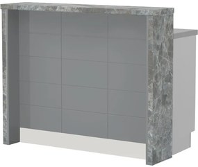 Πάγκος νησίδας Hudson-Μήκος: 120 εκ.-Γκρι-Siena Marble