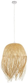 Φωτιστικό Οροφής Manila 00713 1xΕ27 Φ50x70cm Beige GloboStar