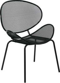 Καρέκλα OLIVER K/D Μεταλικό Mesh Μαύρη 65x61x86cm