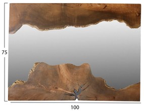 ΚΑΘΡΕΠΤΗΣ HM9364 ΑΠΟ ΜΑΣΙΦ ΞΥΛΟ ΤΙΚ ΦΥΣΙΚΟ 100X75ΕΚ. - HM9364