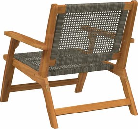 vidaXL Εξωτερικά Έπιπλα 2 pcs Γκρι 67 x 78 x 73 εκ.